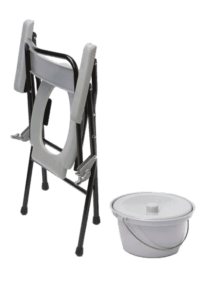 folding commode chair