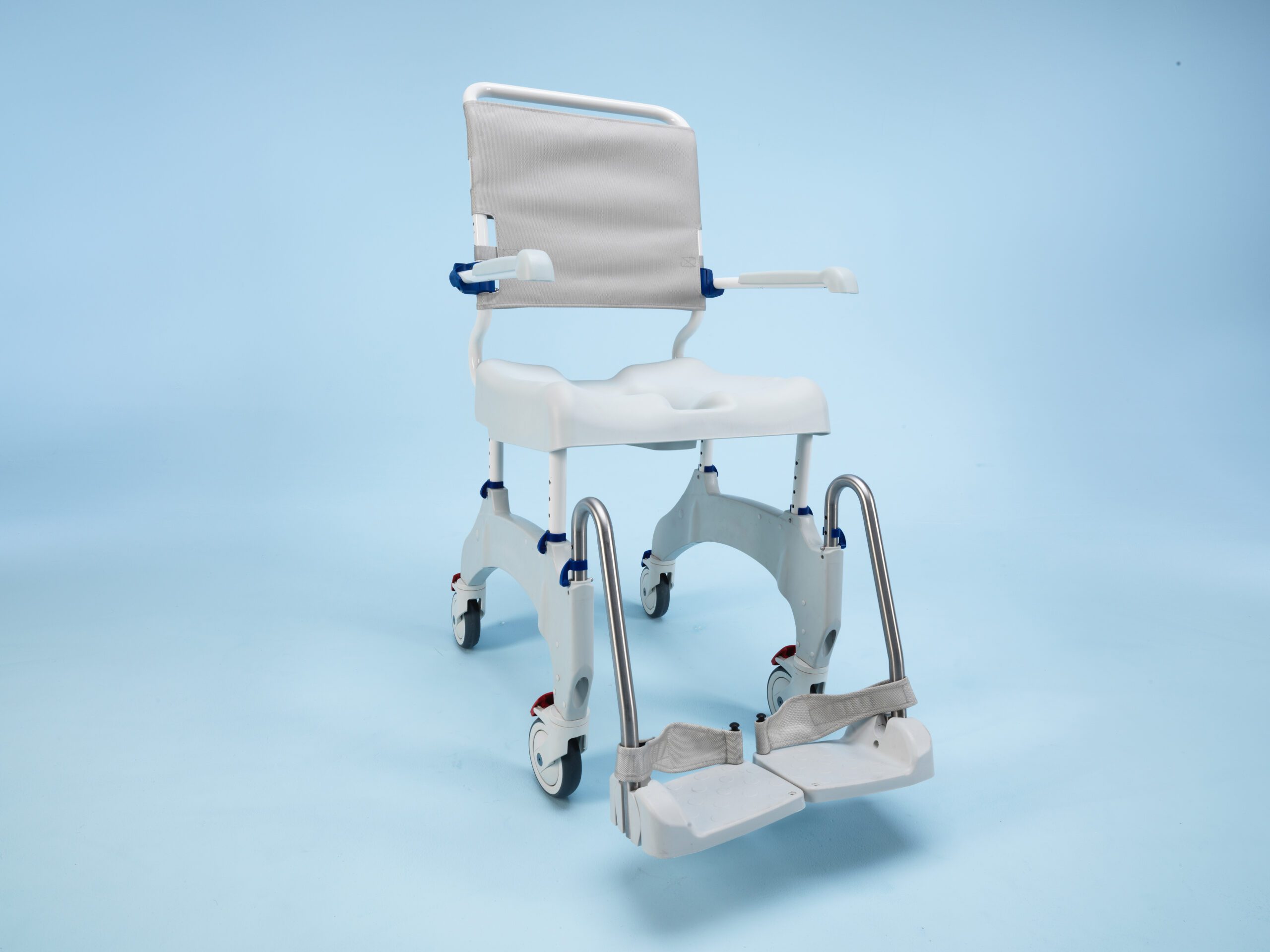 mobile shower commode